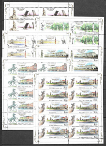 Россия, 2003, 300 лет Санкт-Петербургу, 6 малых листов